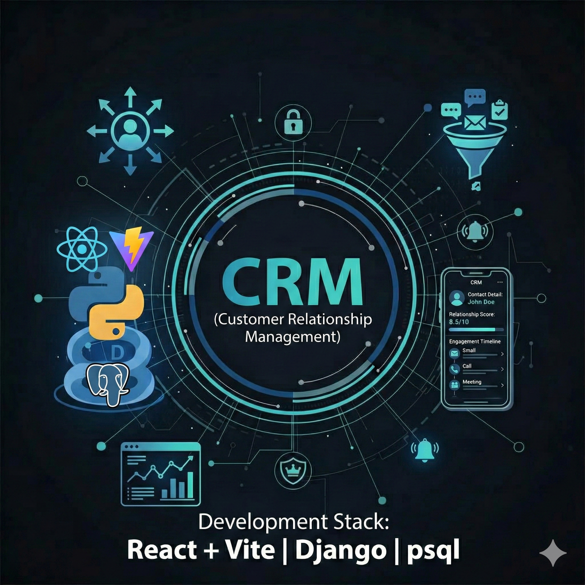 Project screenshot — AI-Powered CRM